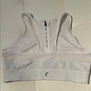 White Sports Bra